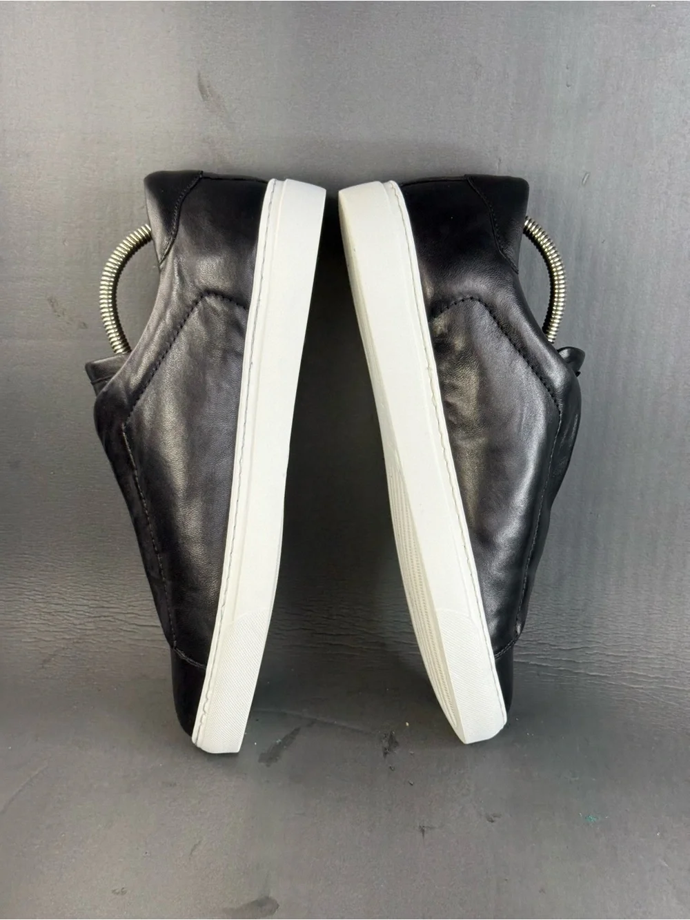 To Boot Campion Black Calf Leather Elastic Slip-On Sneaker men’s size 10